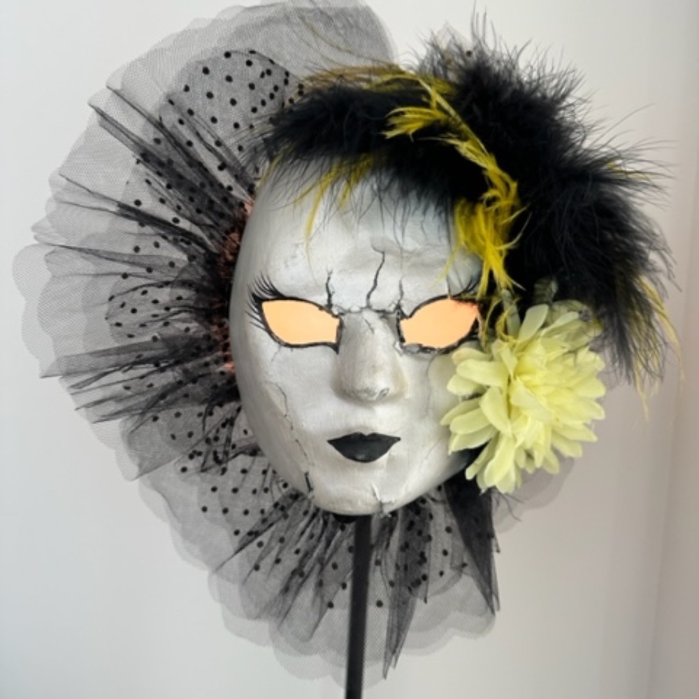 80's Authentic Battered Venetian Mask